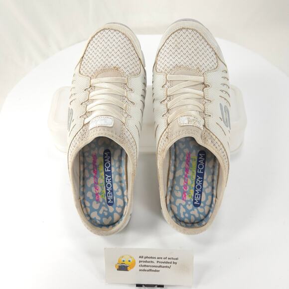 Skechers Athletic Slip On Walking Shoe Womens Size 7 22752 White - Picture 6 of 9